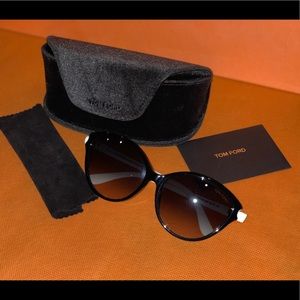 Tom Ford Priscilla Cateye Sunglasses (Sz 60 Lens)